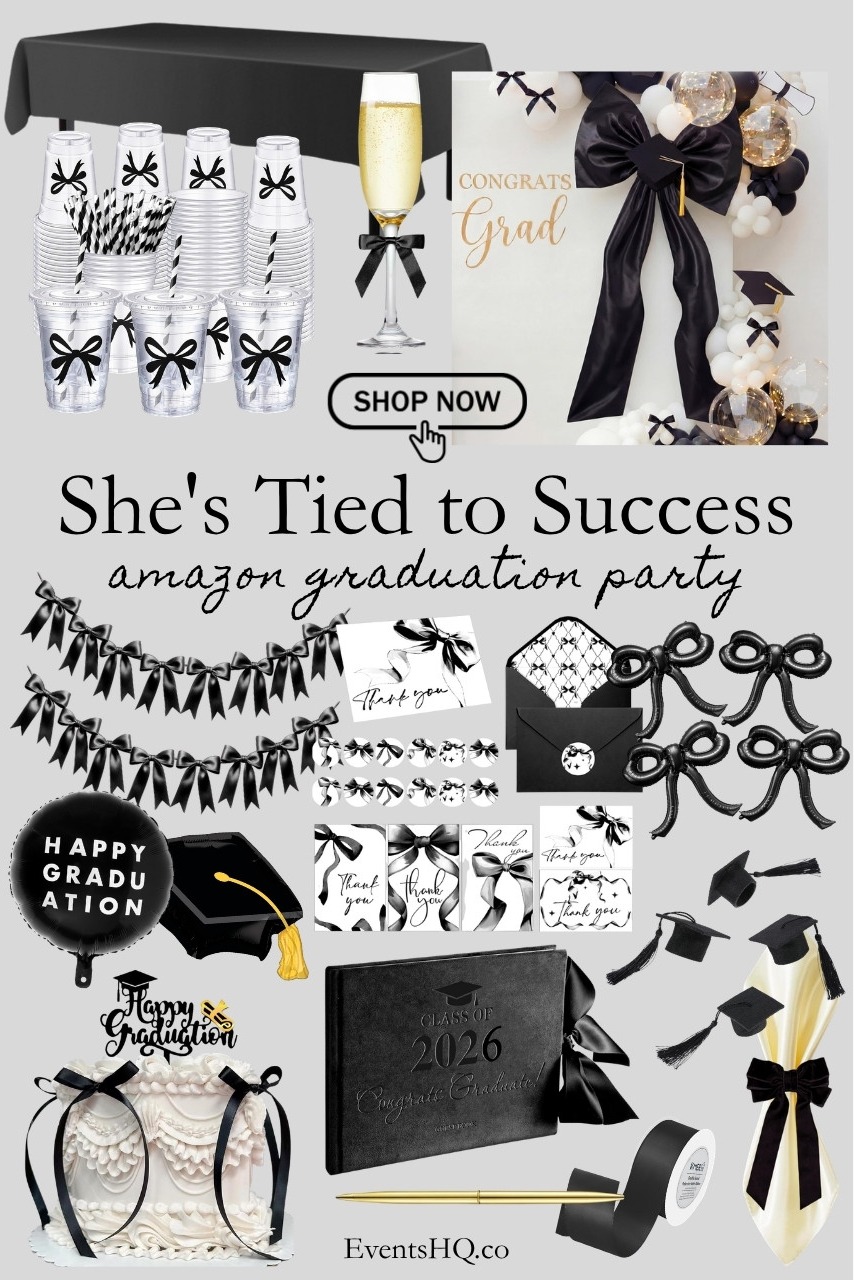She's Tied to Success graduation theme