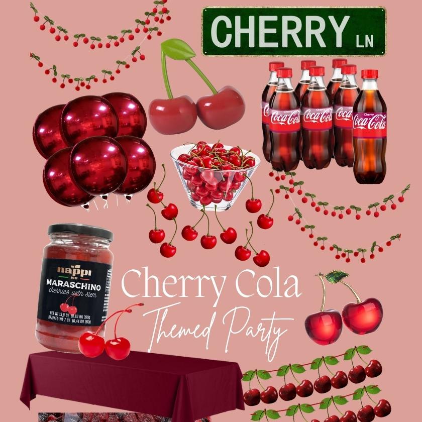 Cherry Cola themed party theme